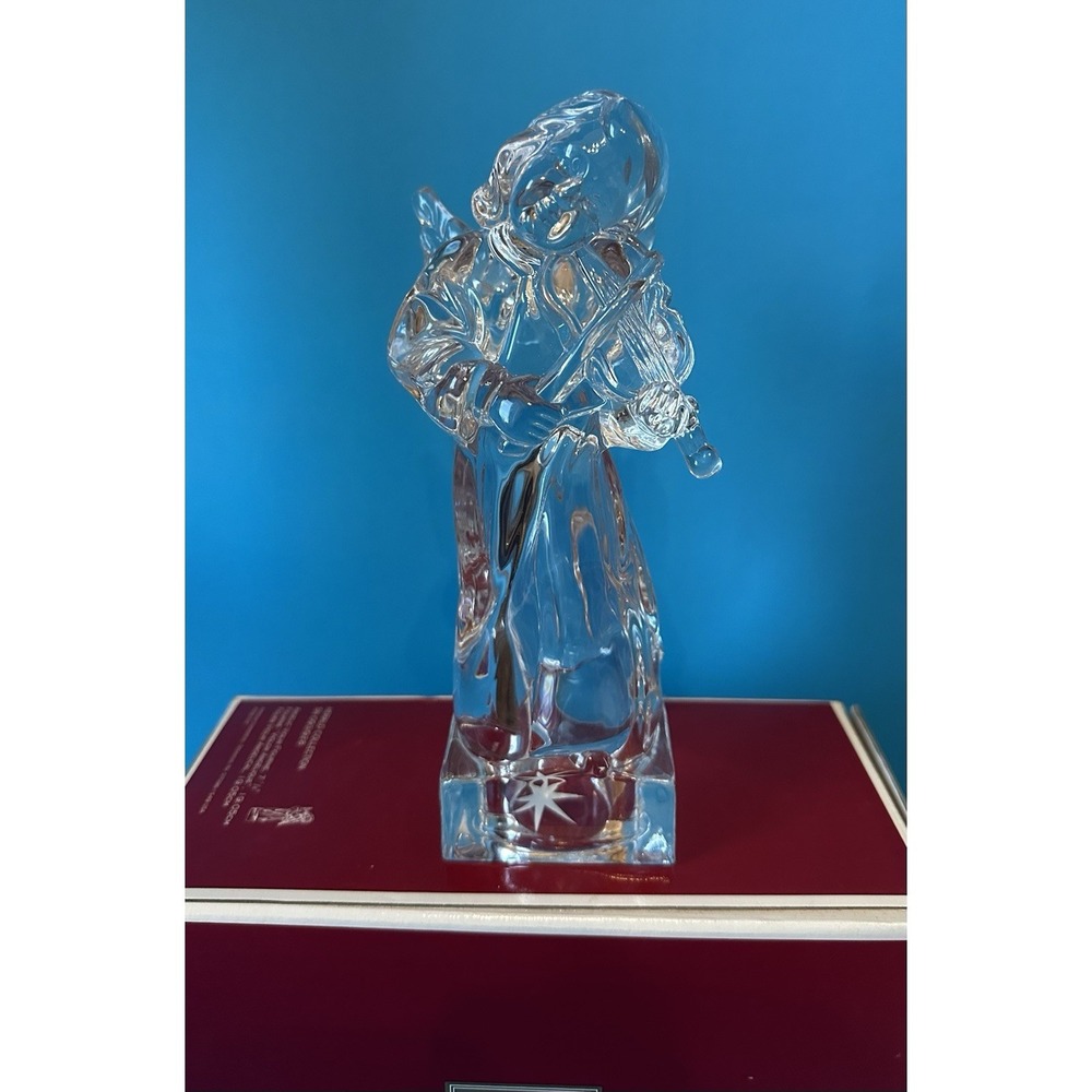 Mikasa Lead Crystal Herald Collection Angelic Violin Angel Full Lead Germany